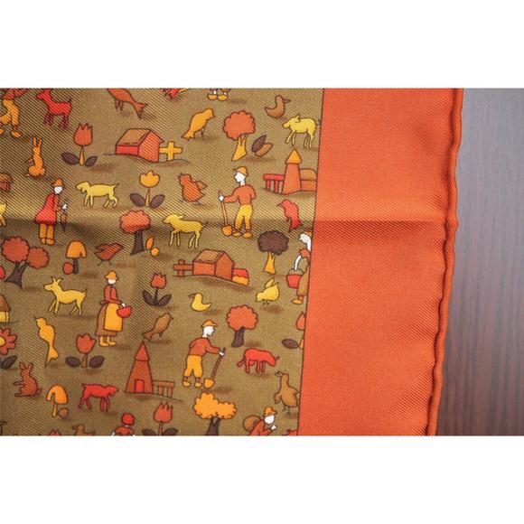 Hermes Petit Carre 40 Scarf #76132H10B - Picture 9 of 15